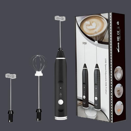 Electric handheld milk frother